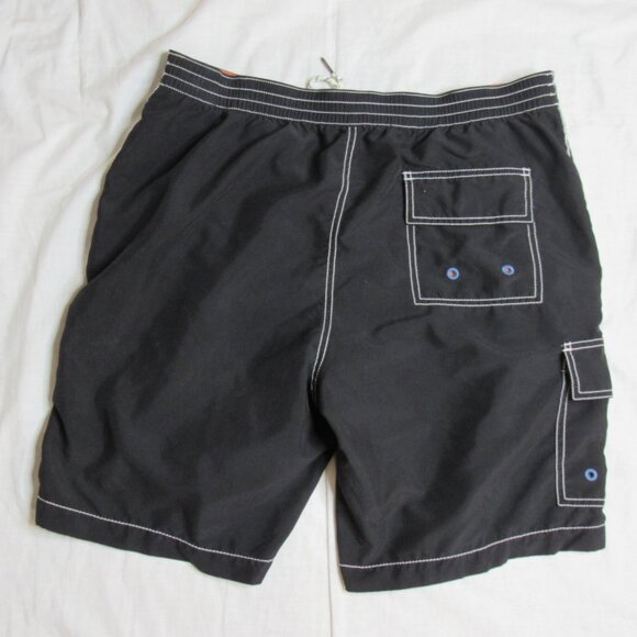 Tommy Bahama Cargo Pocket Black Swim Trunks Men's L Large - Picture 7 of 8